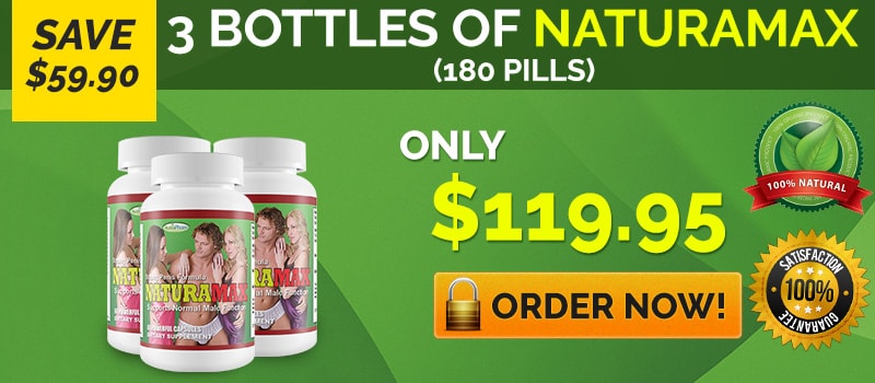 3 Bottle Naturamax Capsules In Canada - 180 Pills