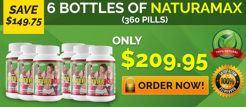 6 Bottle Naturamax Tablets In Canada - 350 Pills