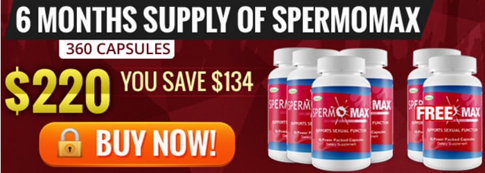 1 Month Supply Of Spermomax In Canada - 360 Capsules 220$ You Save 134$
