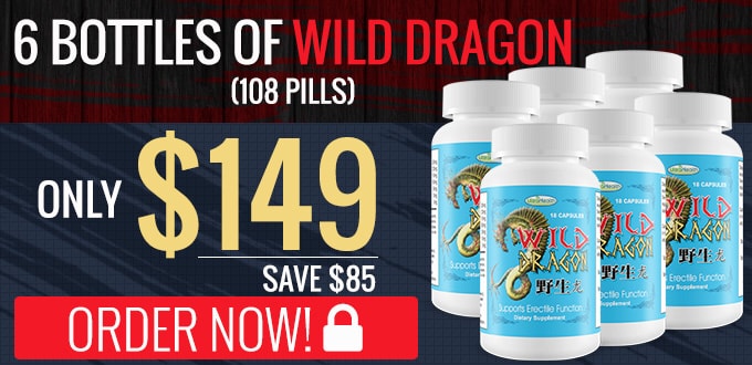 6 Bottle Wild Dragon Tablets In Canada - 350 Pills
